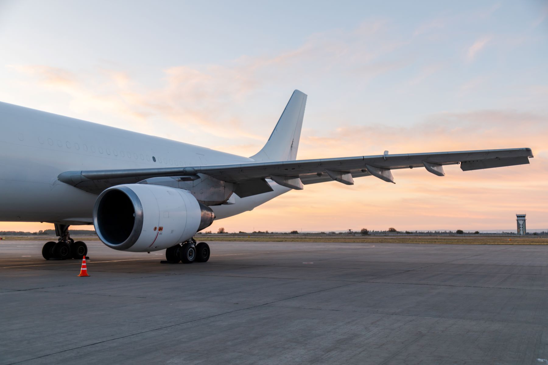 Commercial aircraft symbolizing safety excellence